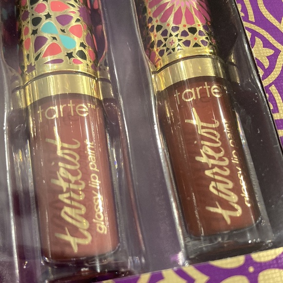 Tarte Tarteist Glossy Lip Paint Gift Set 4 Mini Tubes Gold Foil - Picture 3 of 4